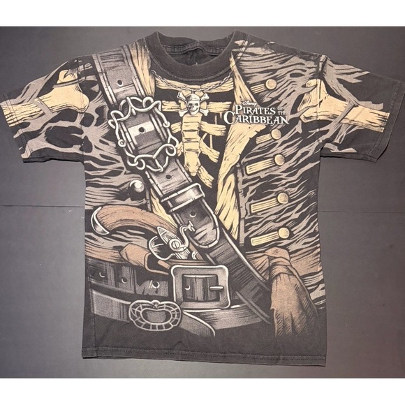 Pirates Of The Caribbean Disneyland WDW Disney Parks T-Shirt Youth Small - Picture 2 of 10